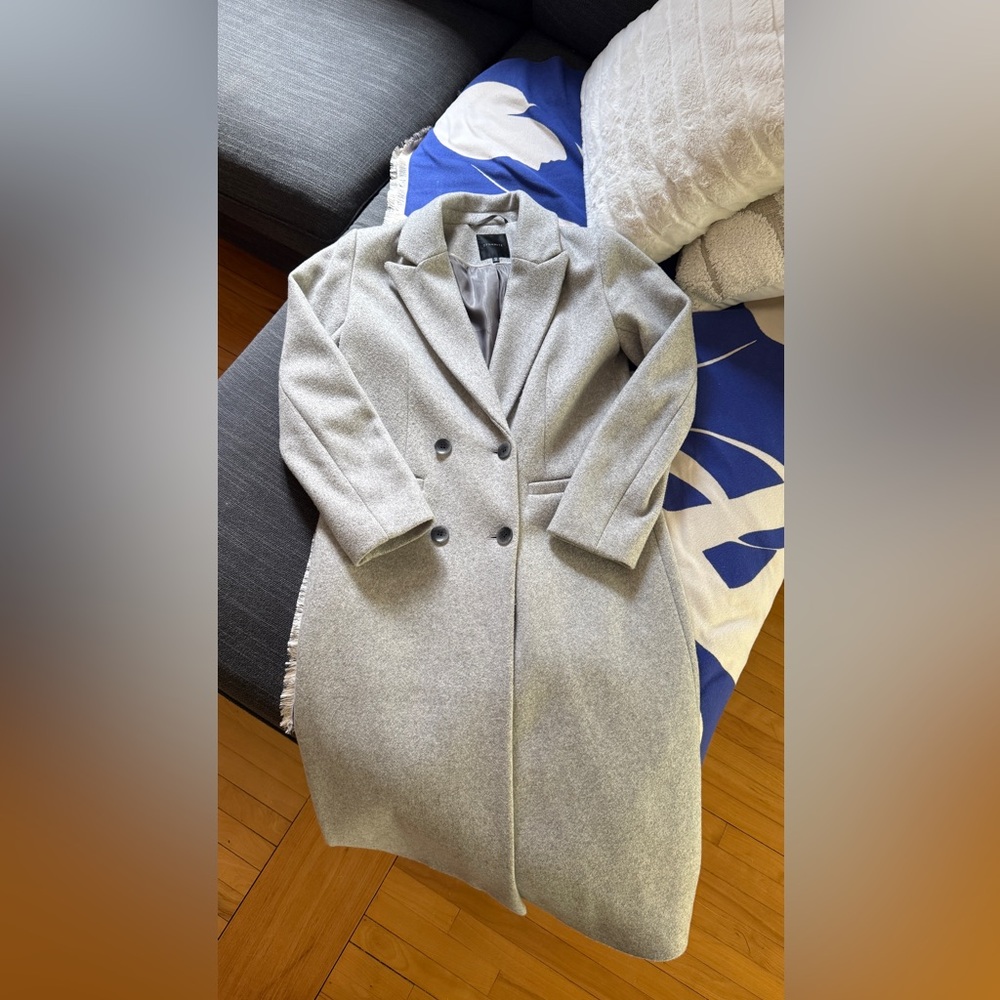 DYNAMITE GRAY PEACOAT SIZE SMALL